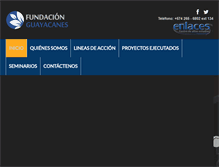 Tablet Screenshot of fundacionguayacanes.org